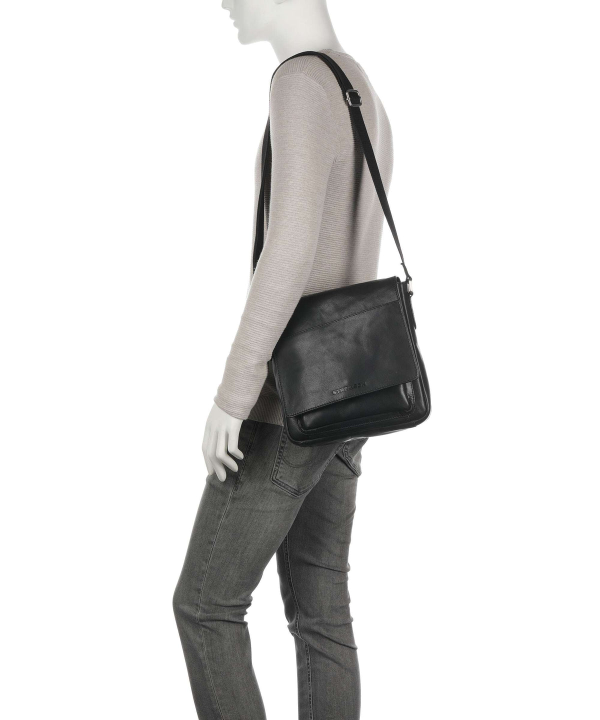 Strellson Swiss Cottage Clint Crossbody bag black