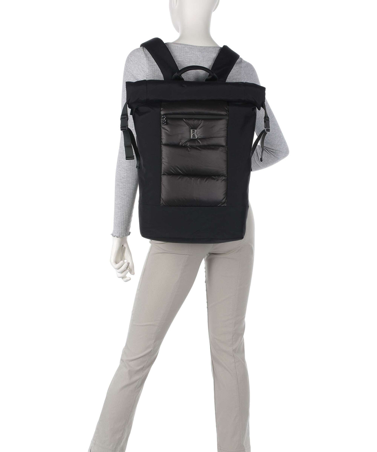 Bogner Monarch Leon Rolltop backpack black