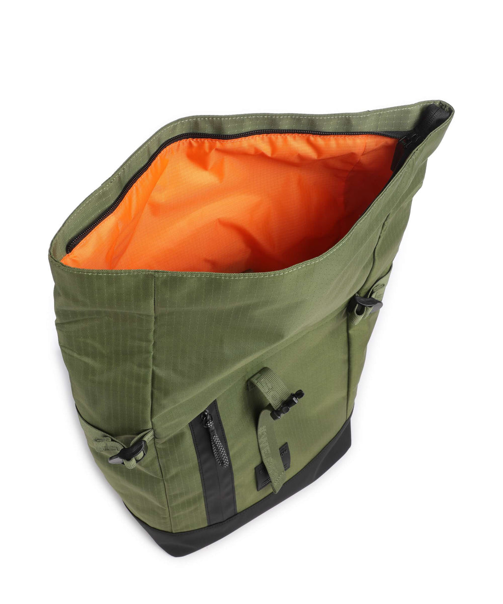 Strellson Northwood Rs Rolltop backpack dark olive