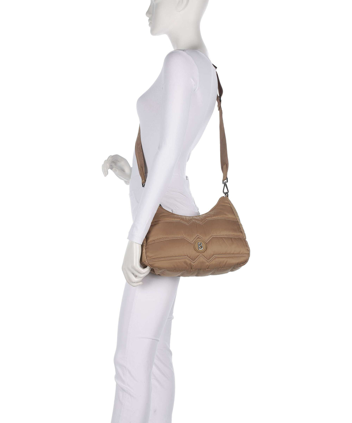 Bogner Wallis Tessuto Odette Crossbody bag brown sugar