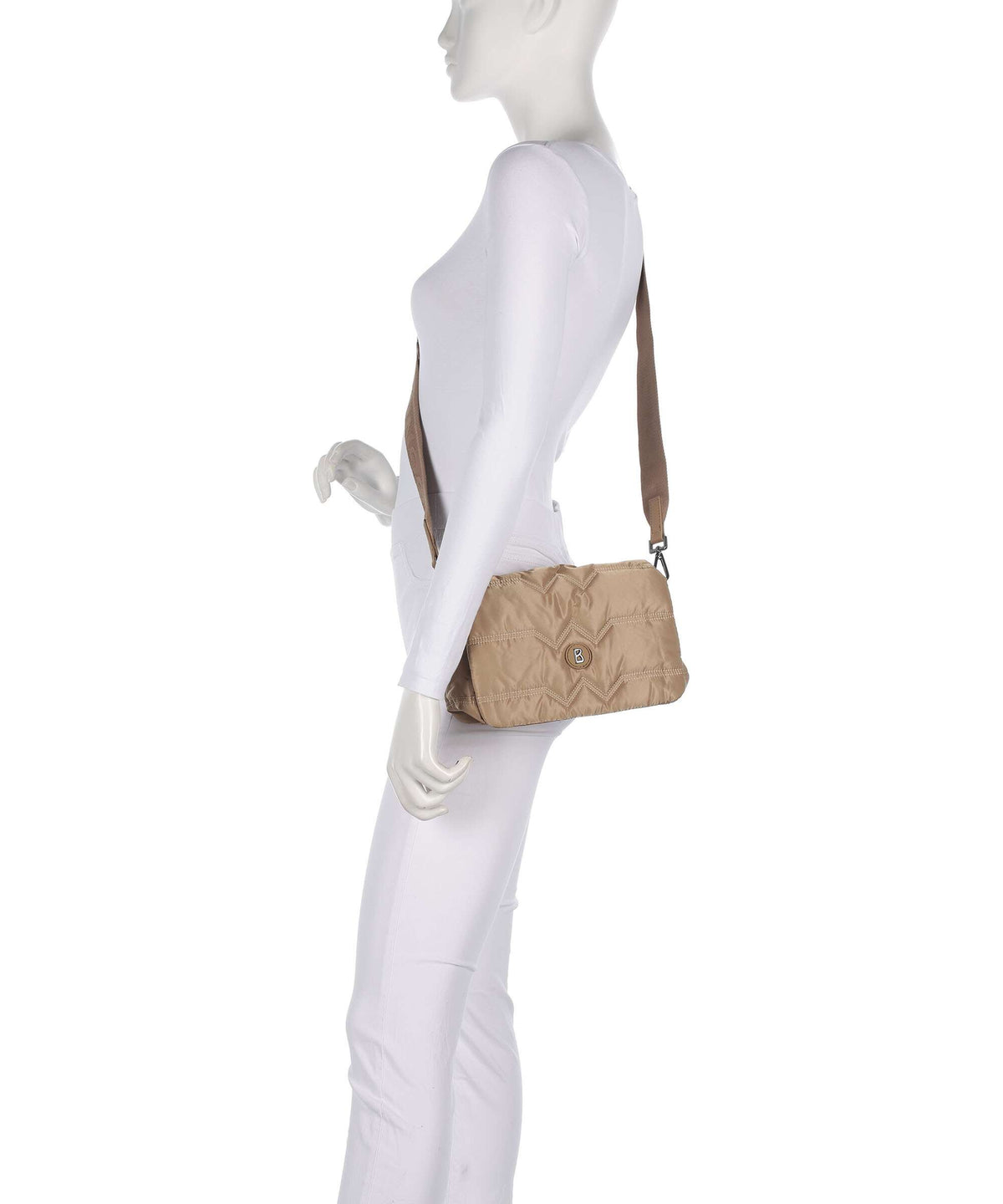 Bogner Wallis Tessuto Bar Crossbody bag brown sugar