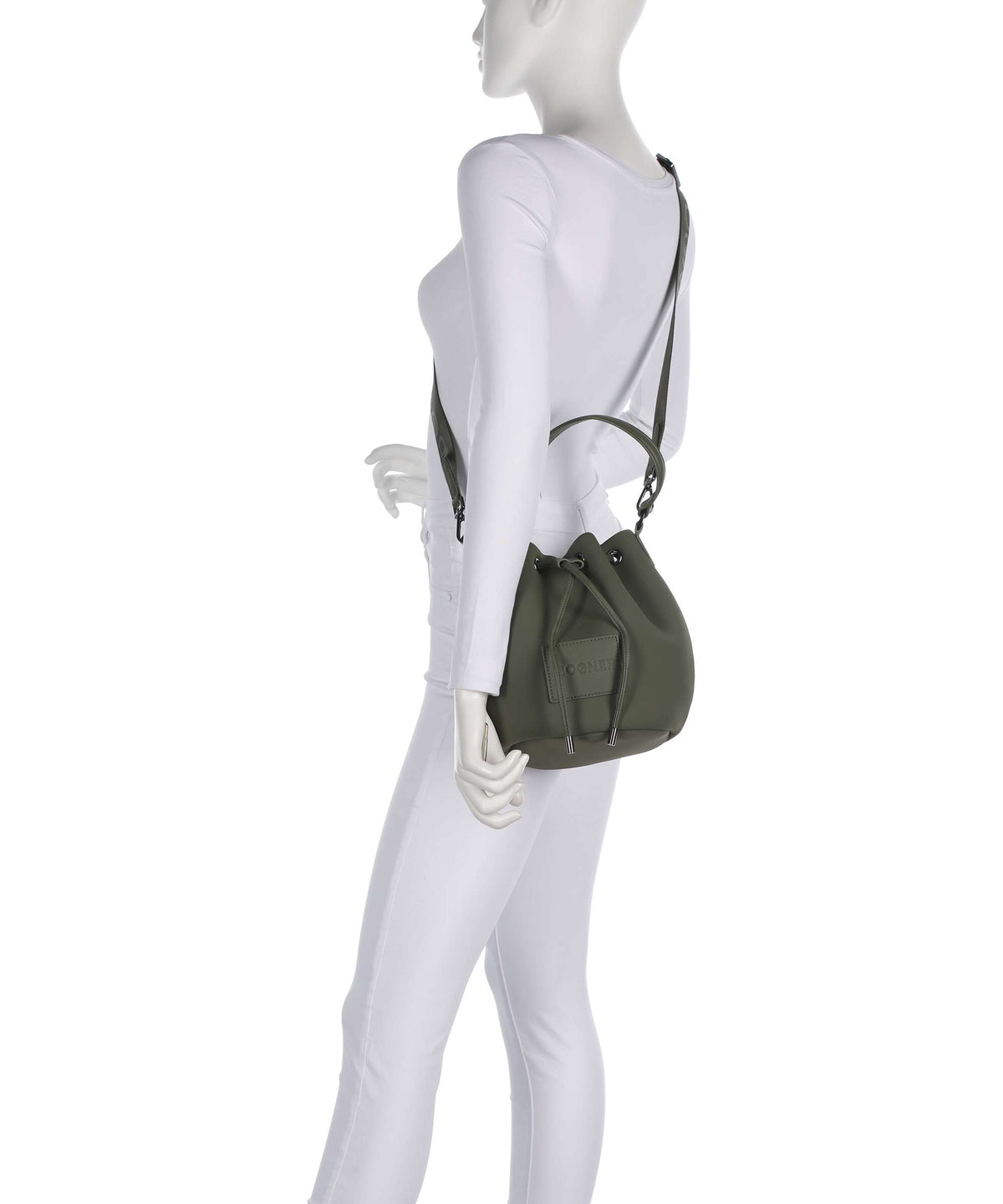 Bogner Alvier Ines Bucket bag dark olive