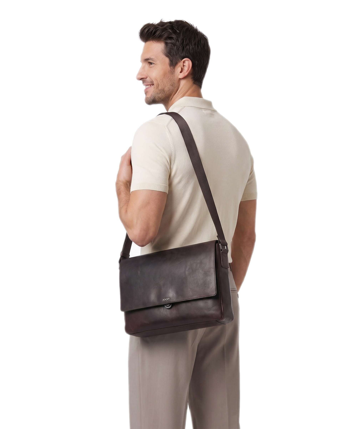 JOOP! Cerratano Janis Messenger bag darkbrown