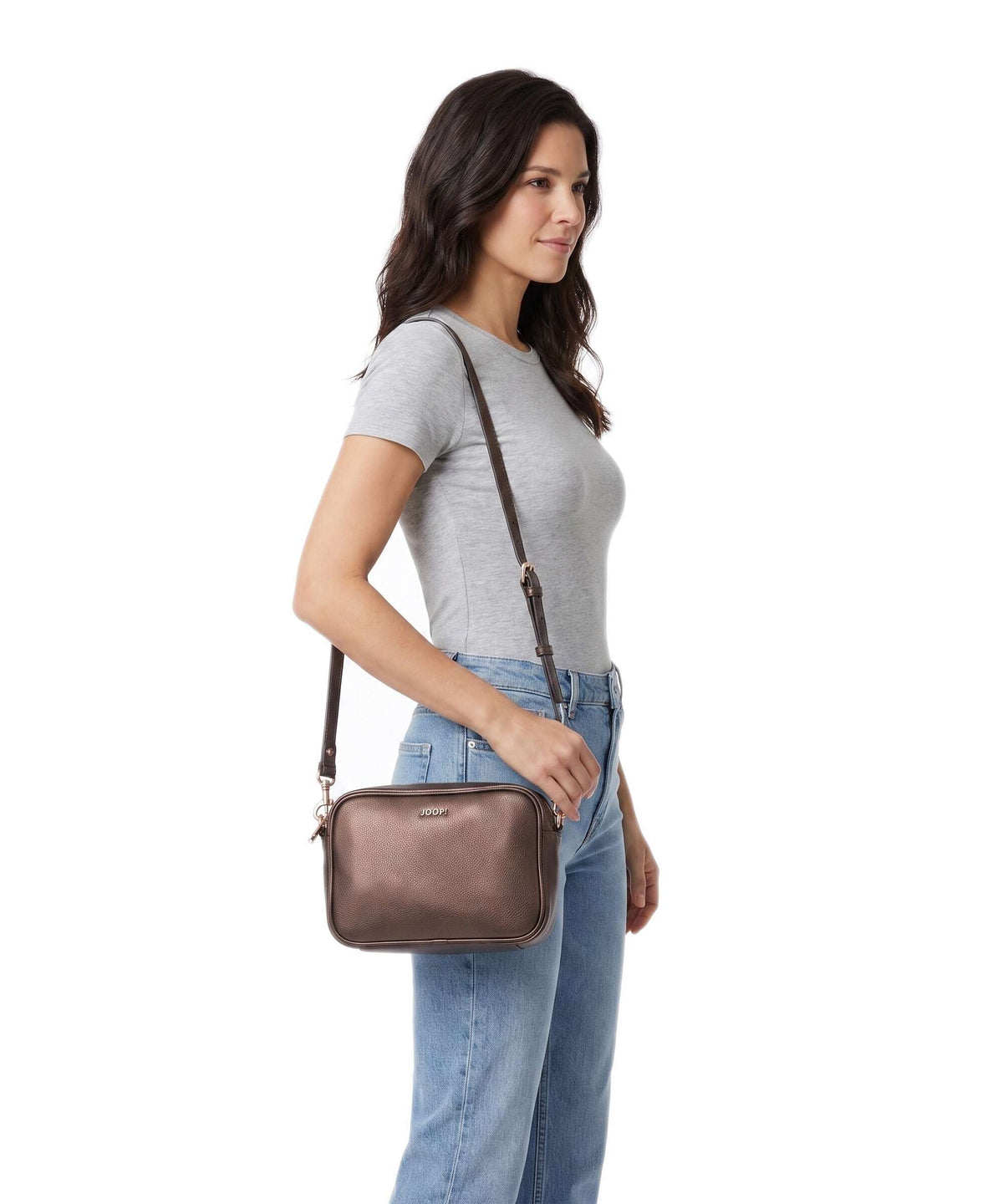 JOOP! Lipari Metallo Cloe Crossbody bag bronce