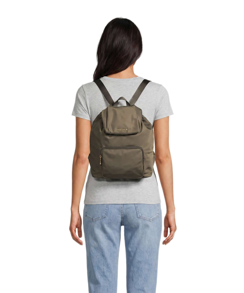 Bogner Klosters Neve Feline Backpack dark olive