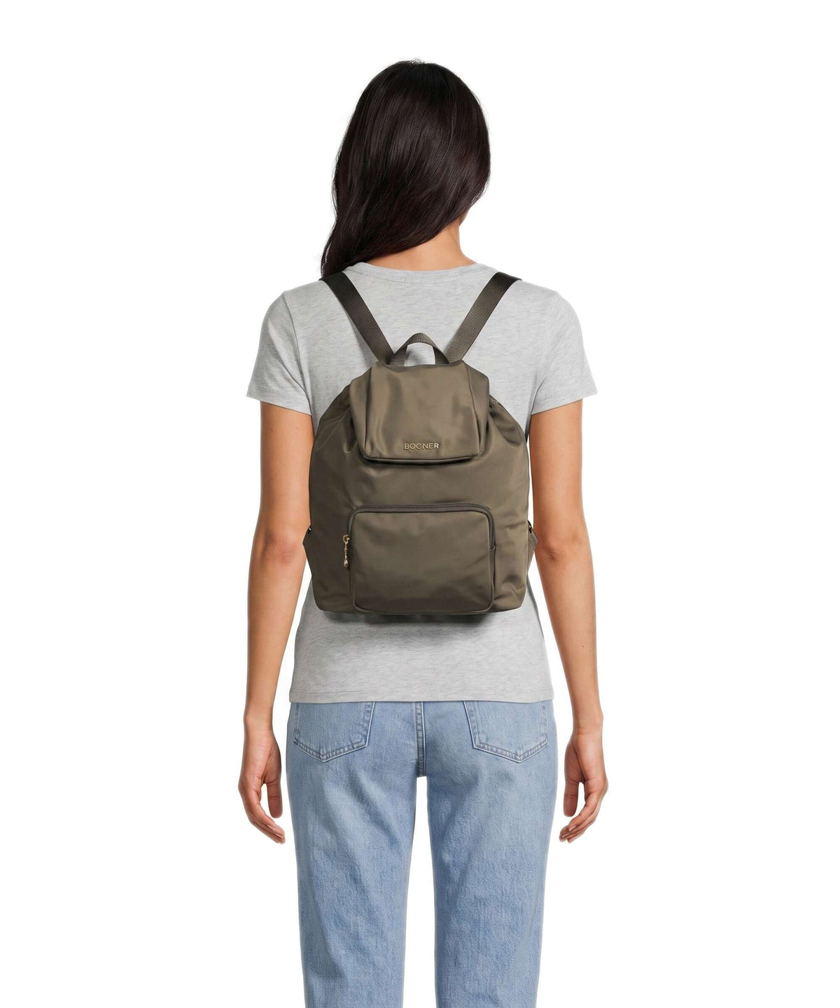Bogner Klosters Neve Feline Backpack dark olive