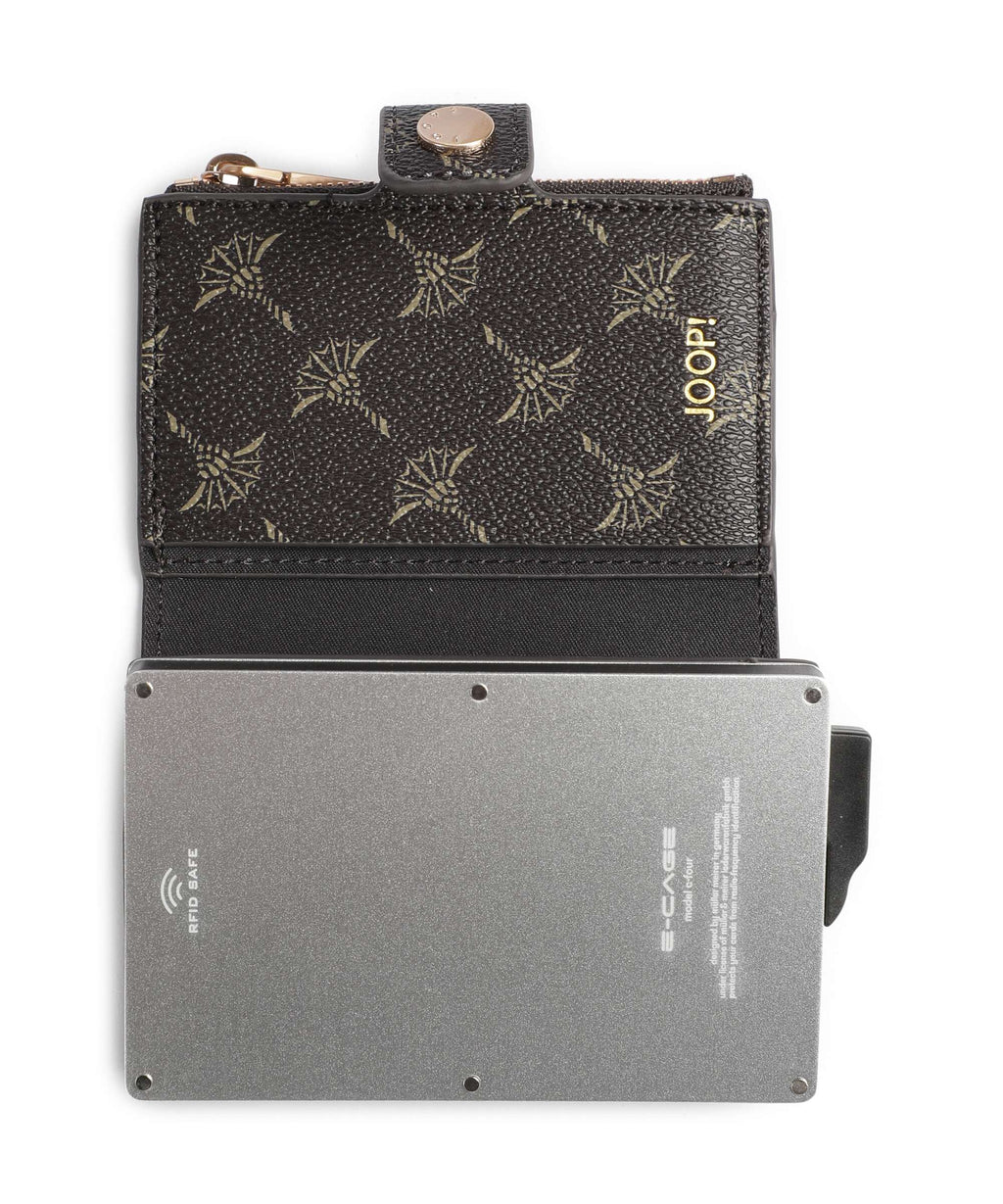 JOOP! Cortina 1.0 C-Four Credit card holder seal brown