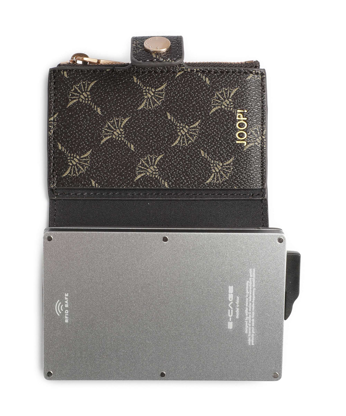 JOOP! Cortina 1.0 C-Four Credit card holder seal brown