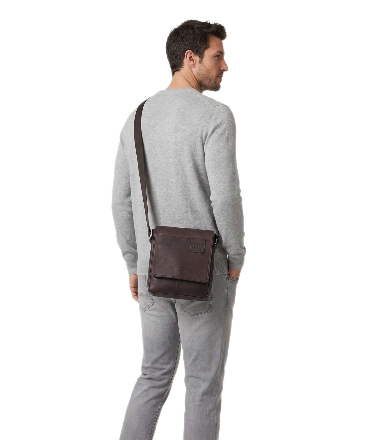 Strellson Hyde Park 1.0 Jeremy Crossbody bag darkbrown