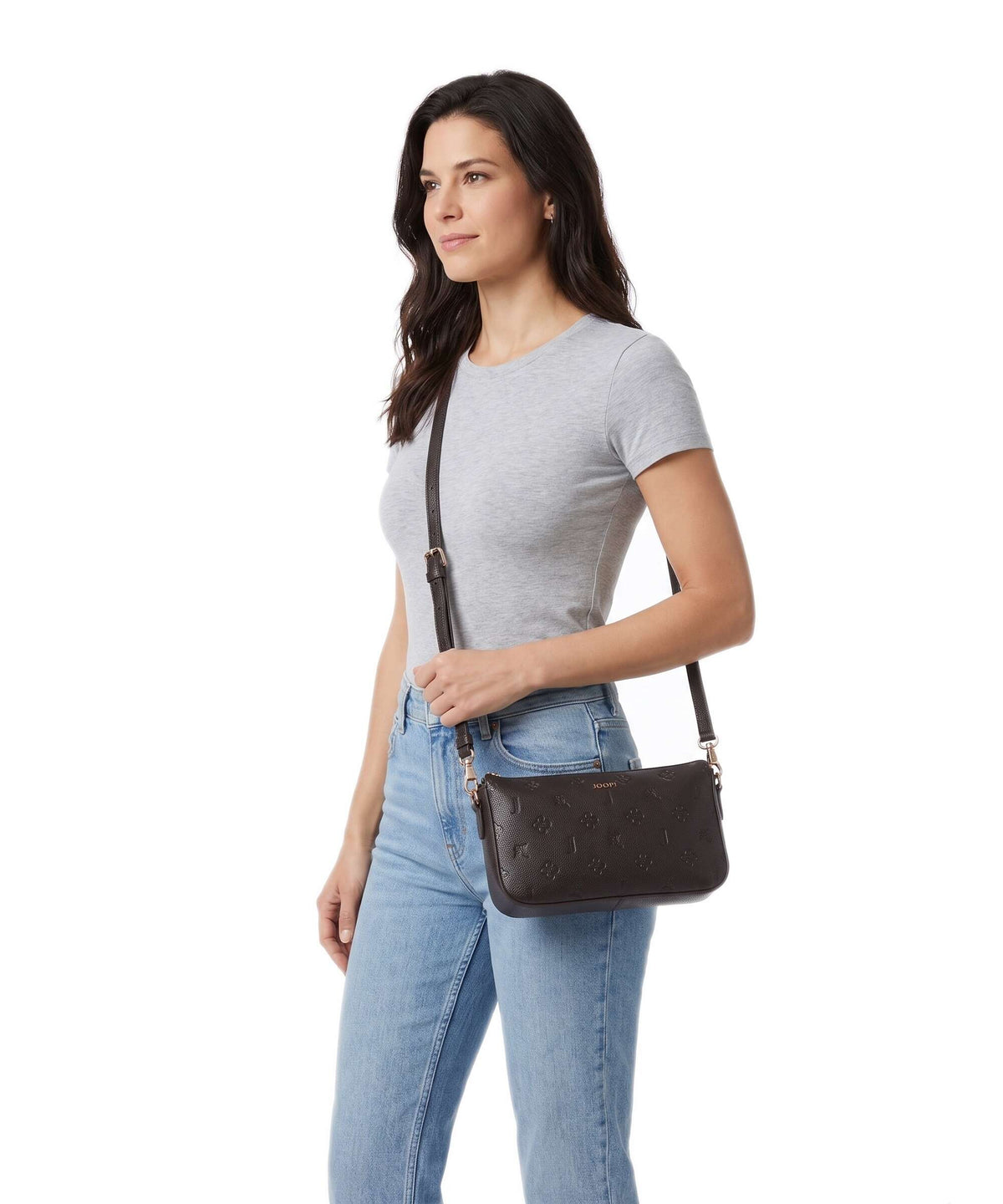 JOOP! Boccia Jasmina Crossbody bag seal brown