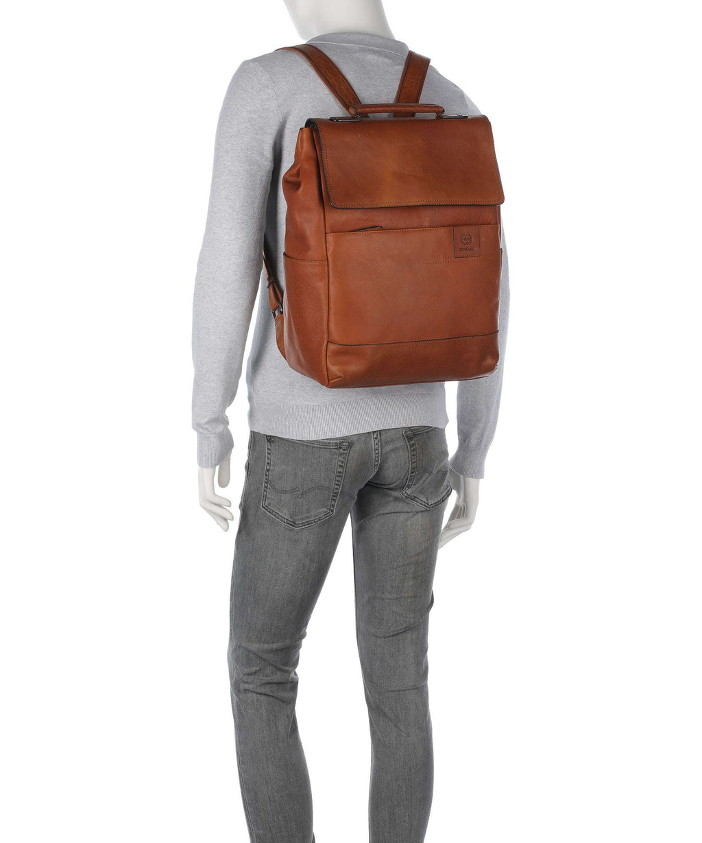 Strellson Hyde Laptop backpack cognac