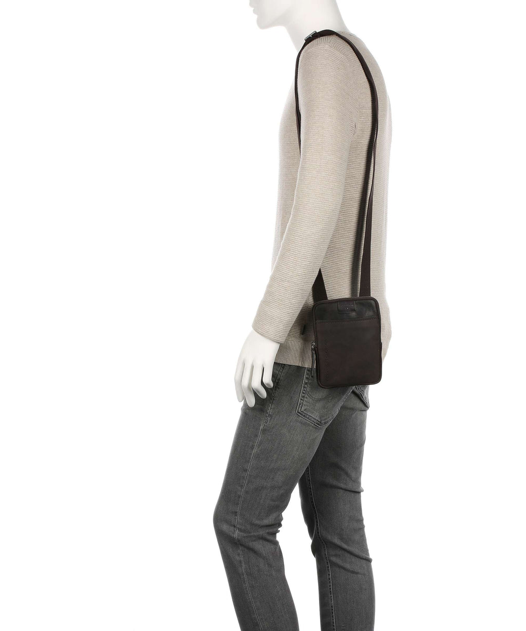 Strellson Brick Lane Crossbody bag dark brown