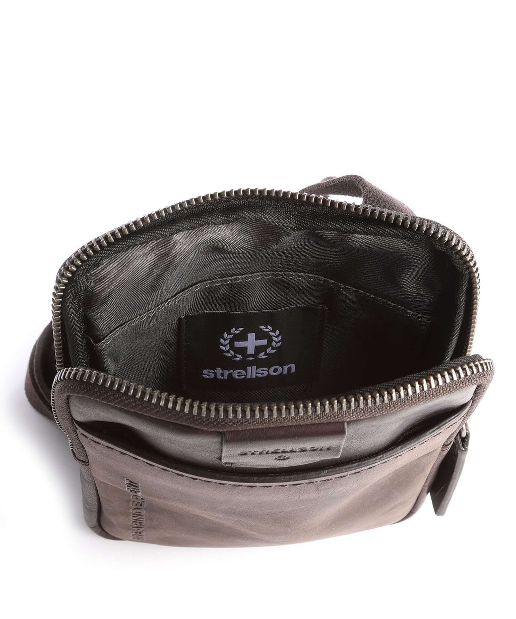 Strellson Brick Lane Crossbody bag dark brown