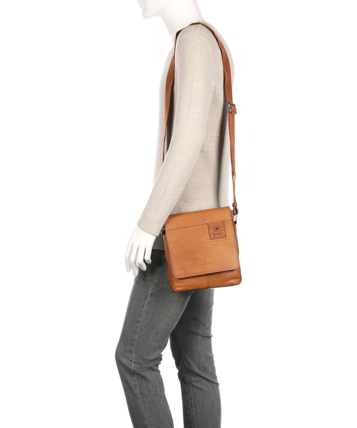 Strellson Hyde Park Crossbody bag cognac