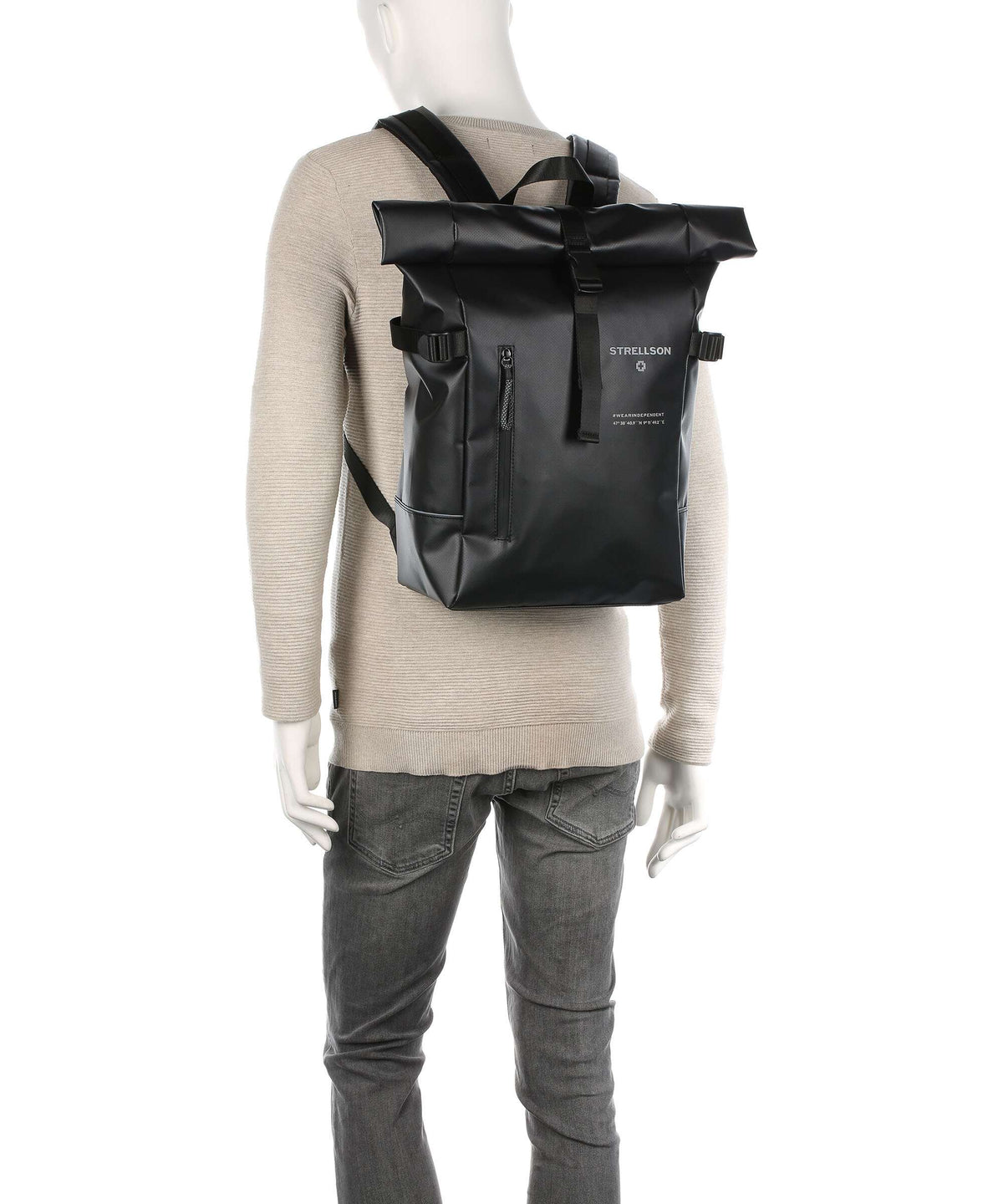 Strellson Stockwell 2.0 Rolltop backpack black