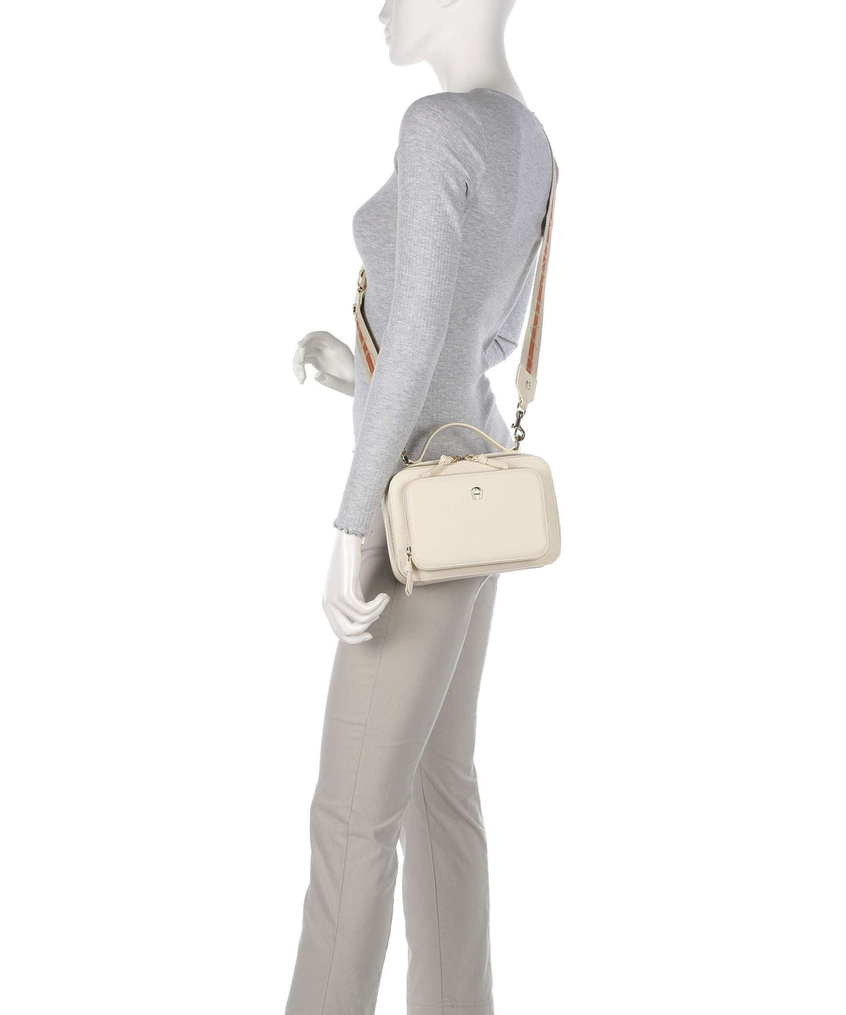 Aigner Zita S Crossbody bag macadamia white