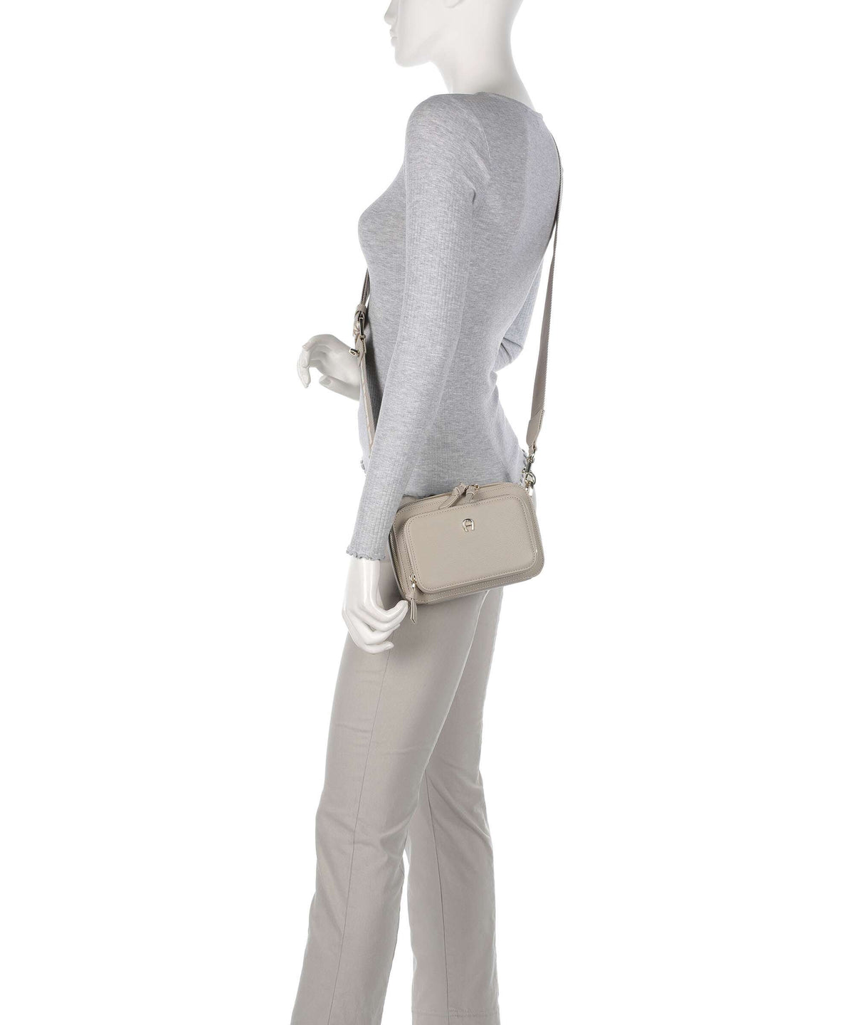 Aigner Zita S Crossbody bag alpaca beige