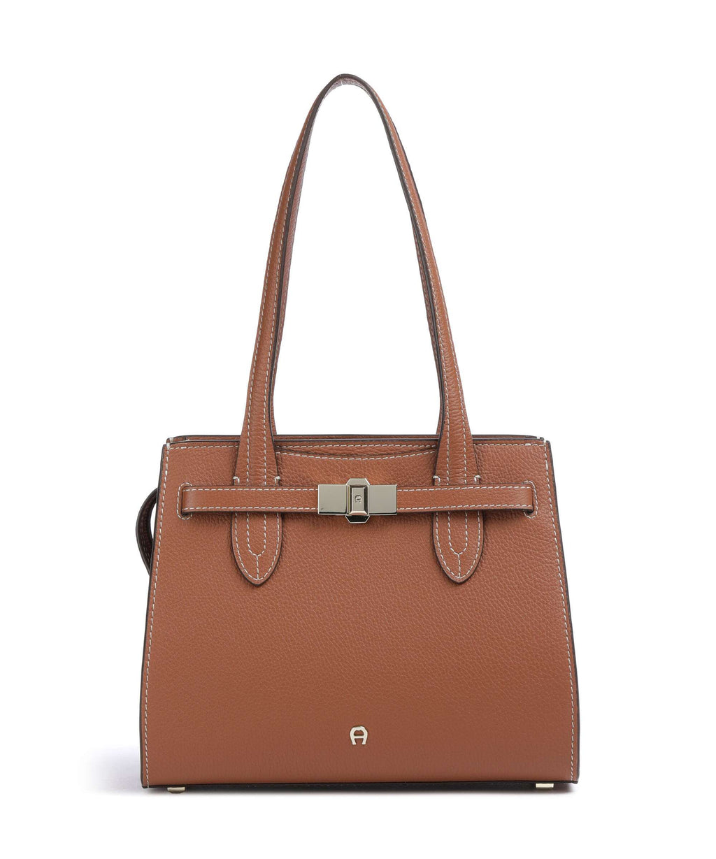 Aigner Farah M Shoulder bag cognac brown