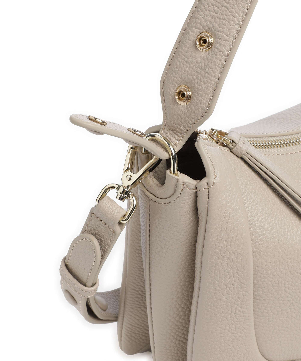 Aigner Mara S Hobo bag alpaca beige