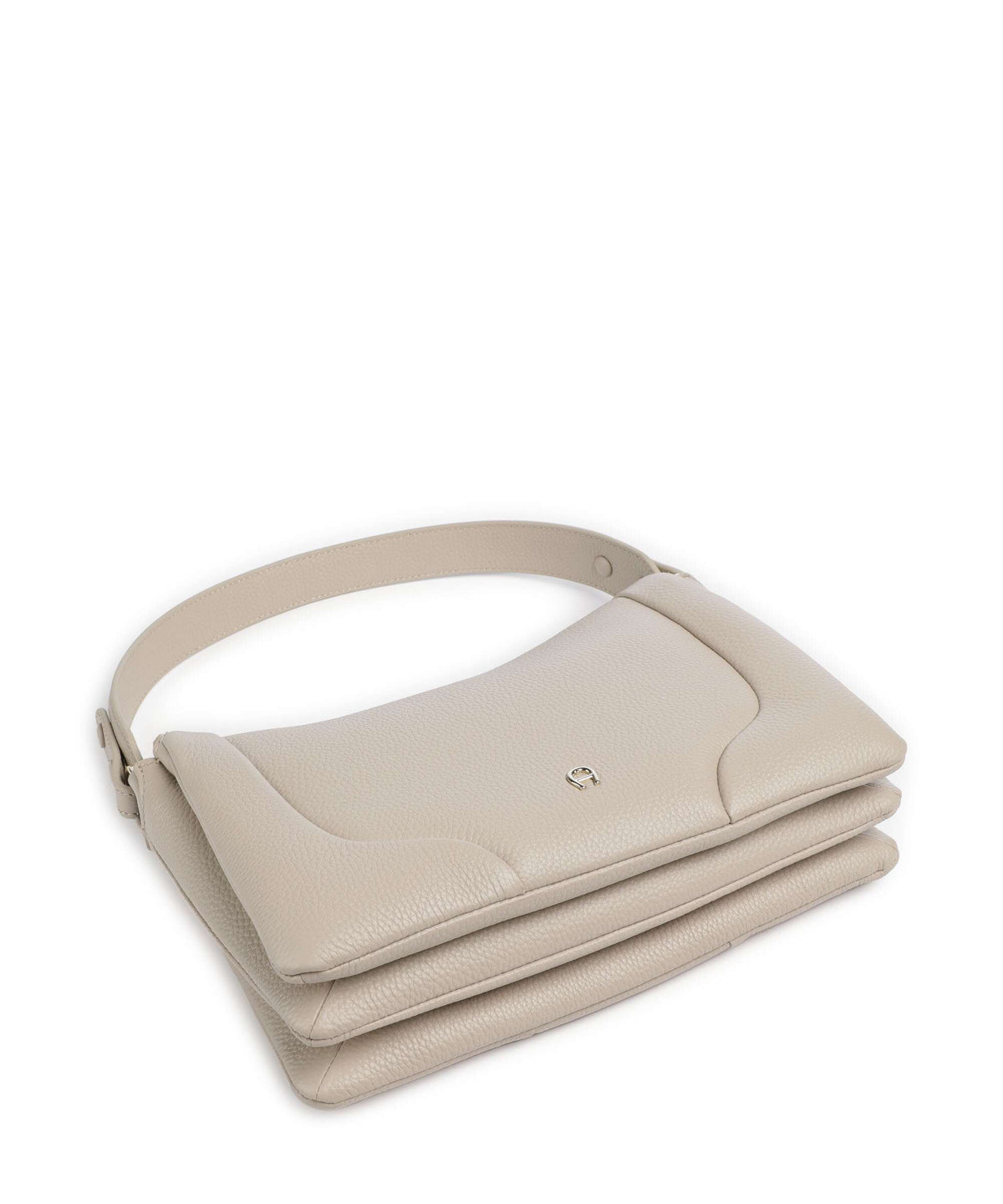 Aigner Mara S Hobo bag alpaca beige