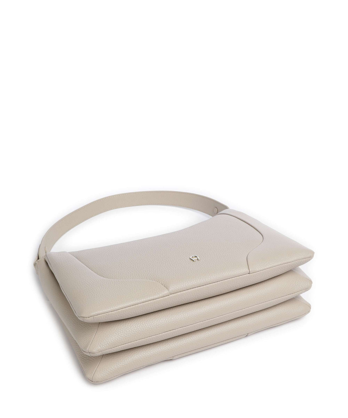 Aigner Mara M Hobo bag alpaca beige