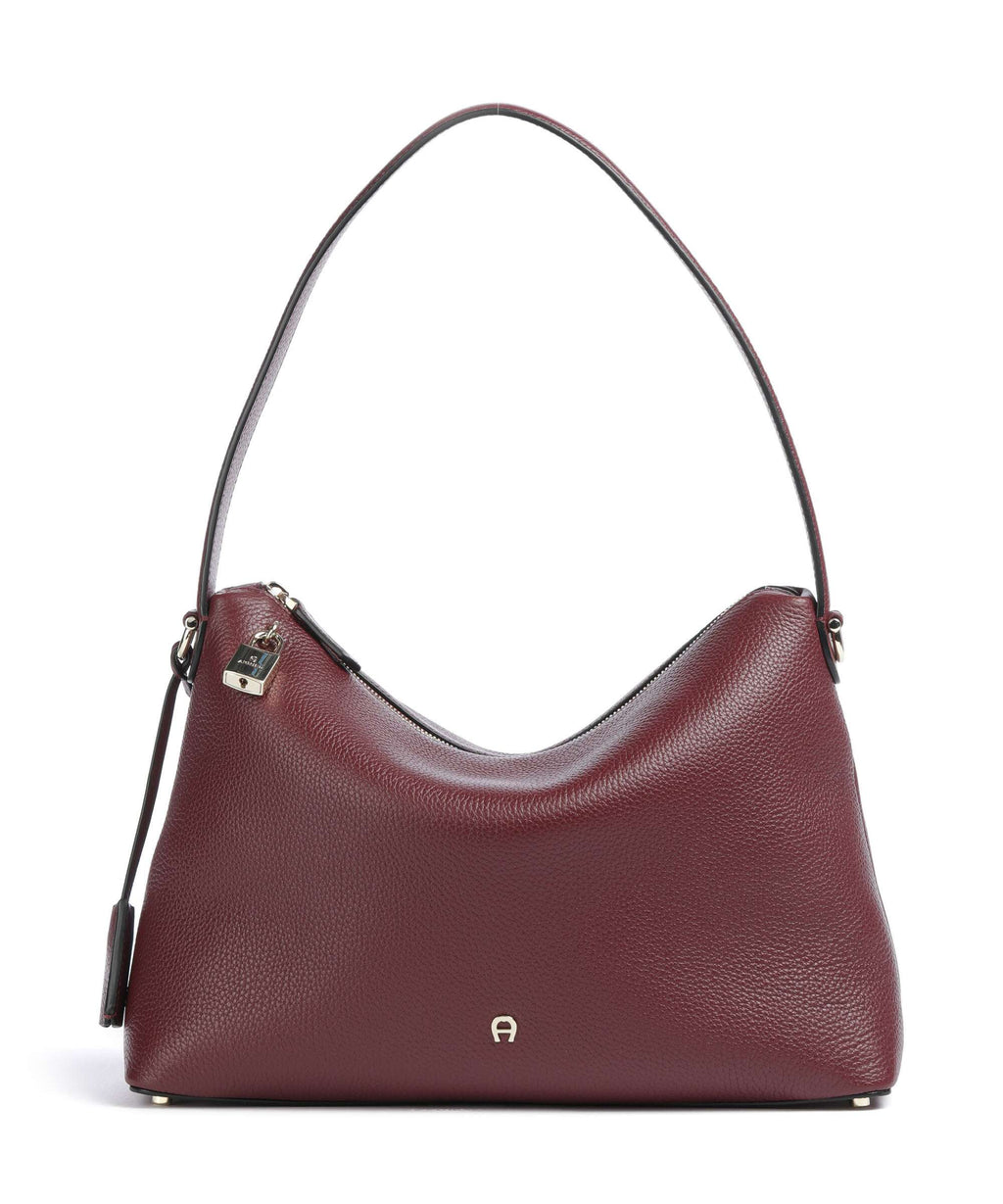 Aigner Delia M Hobo bag burgundy