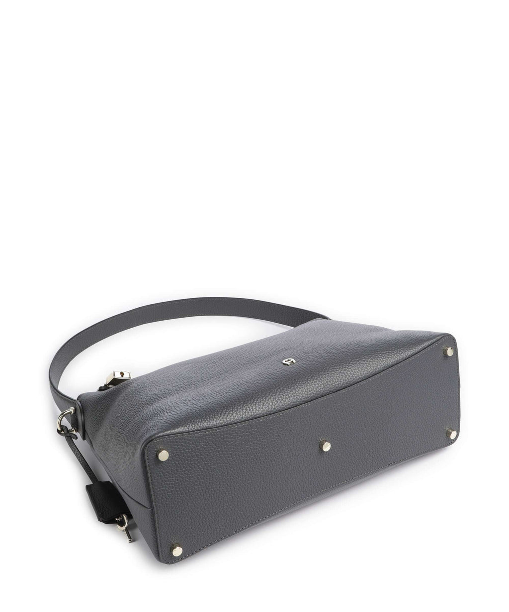 Aigner Delia M Hobo bag night grey