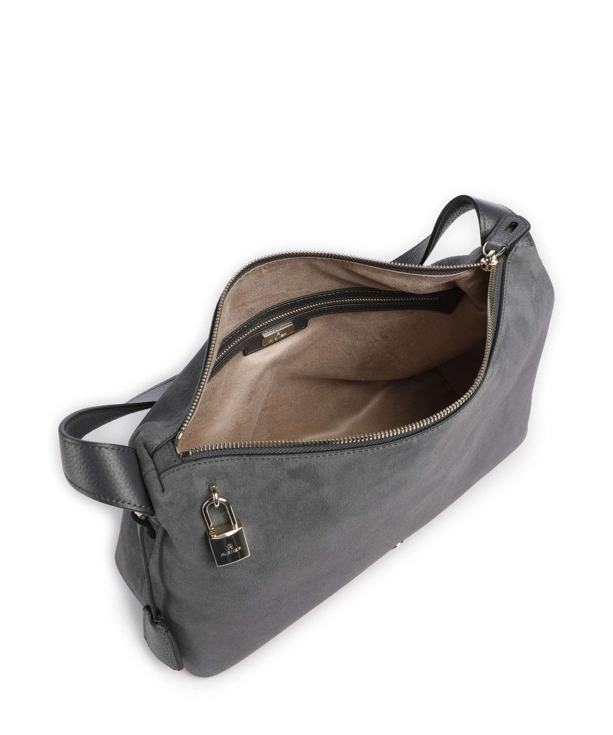 Aigner Delia M Hobo bag night grey