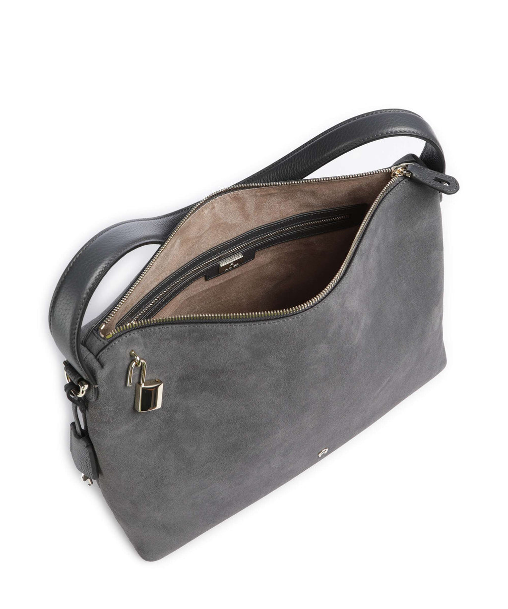 Aigner Delia L Hobo bag night grey