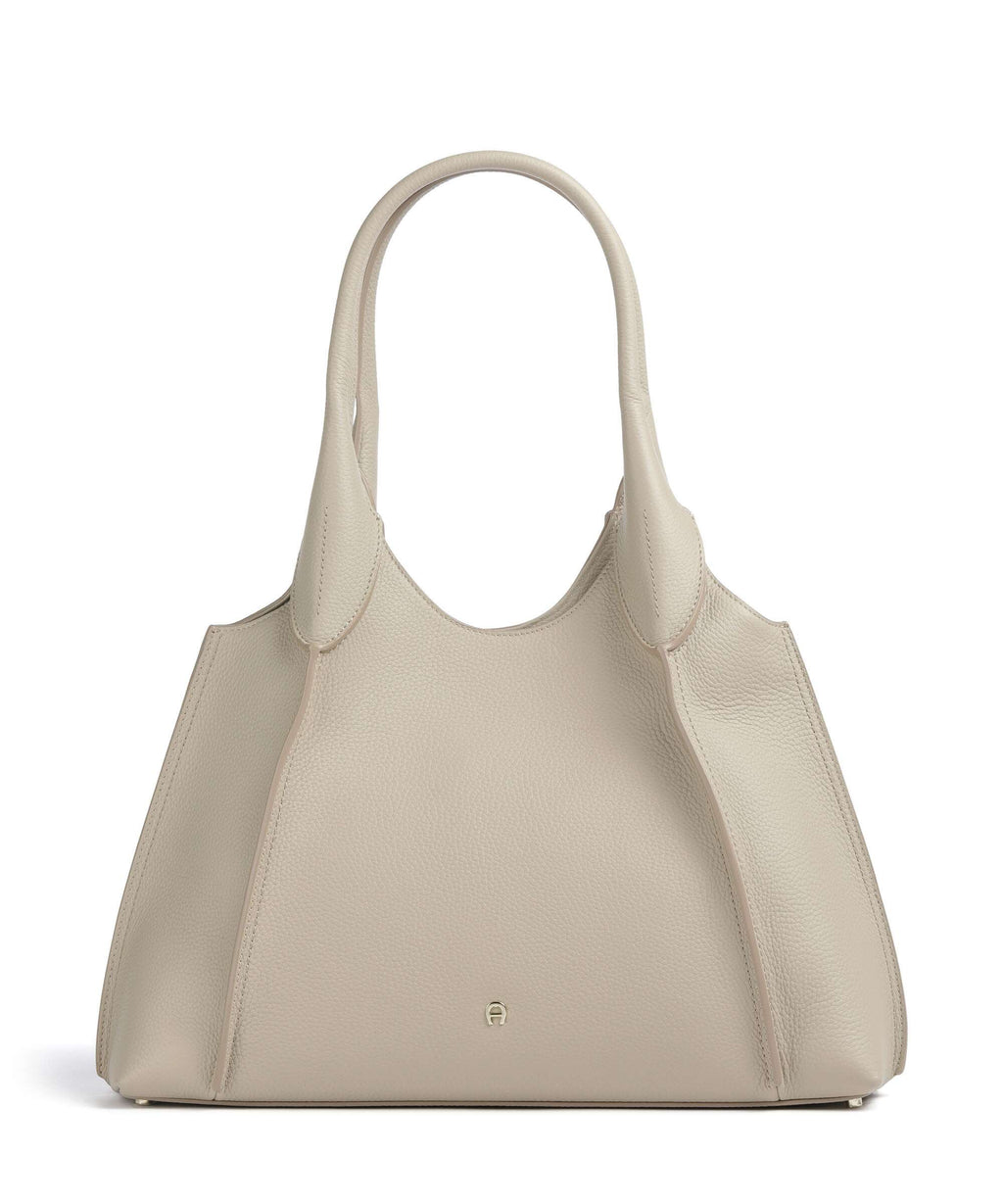 Aigner Kayla L Hobo bag alpaca beige