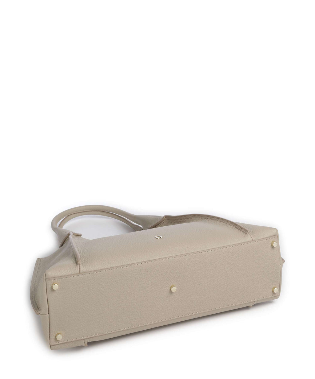 Aigner Kayla L Hobo bag alpaca beige