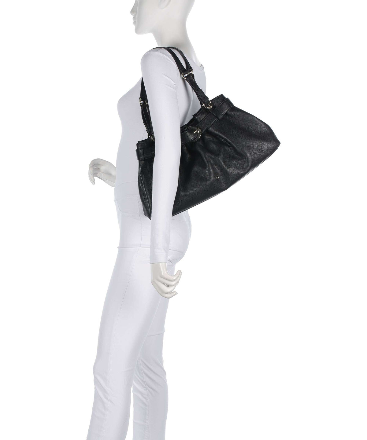 Aigner Lavinia M Hobo bag black