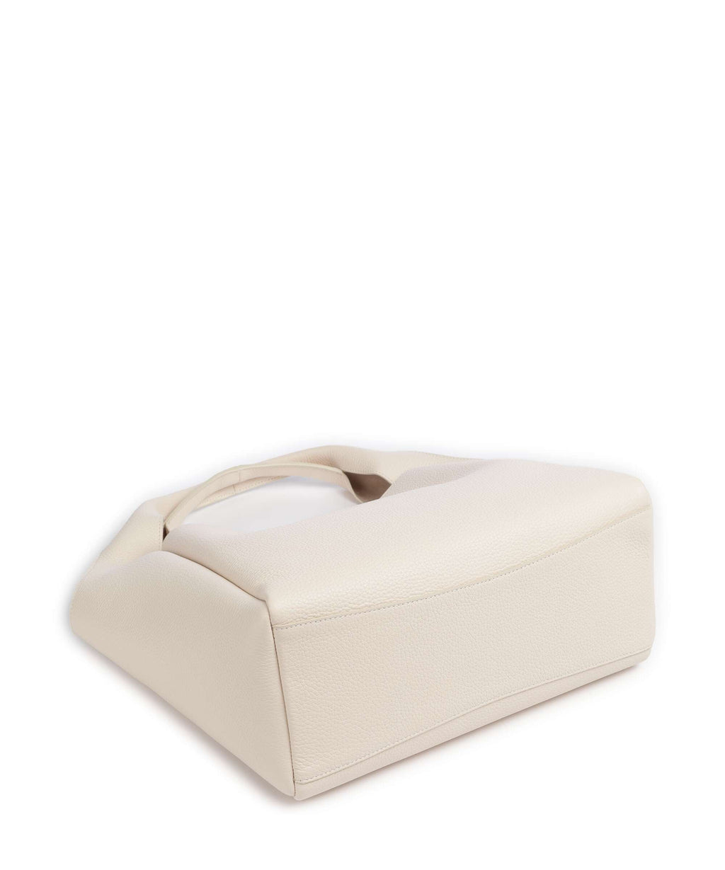 Aigner Zaira M Hobo bag macadamia white