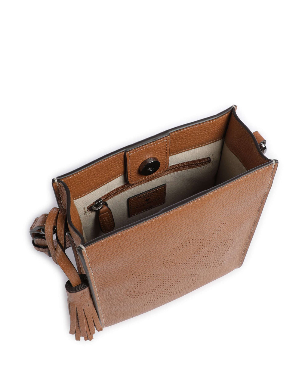 Picard Peephole Crossbody bag cognac
