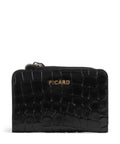 Picard Croco Wallet schwarz