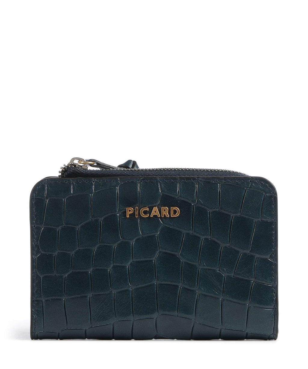 Picard Croco Wallet deep ocean