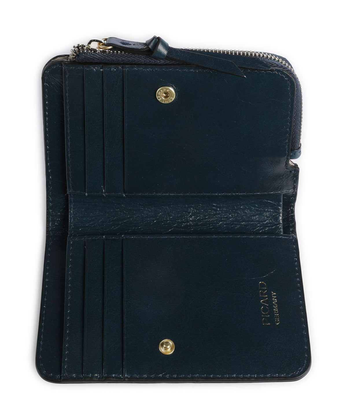 Picard Croco Wallet deep ocean