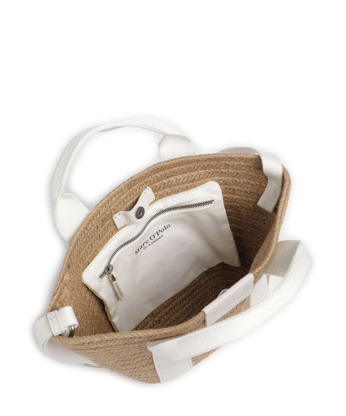 Marc O'Polo Meria Crossbody bag white cotton