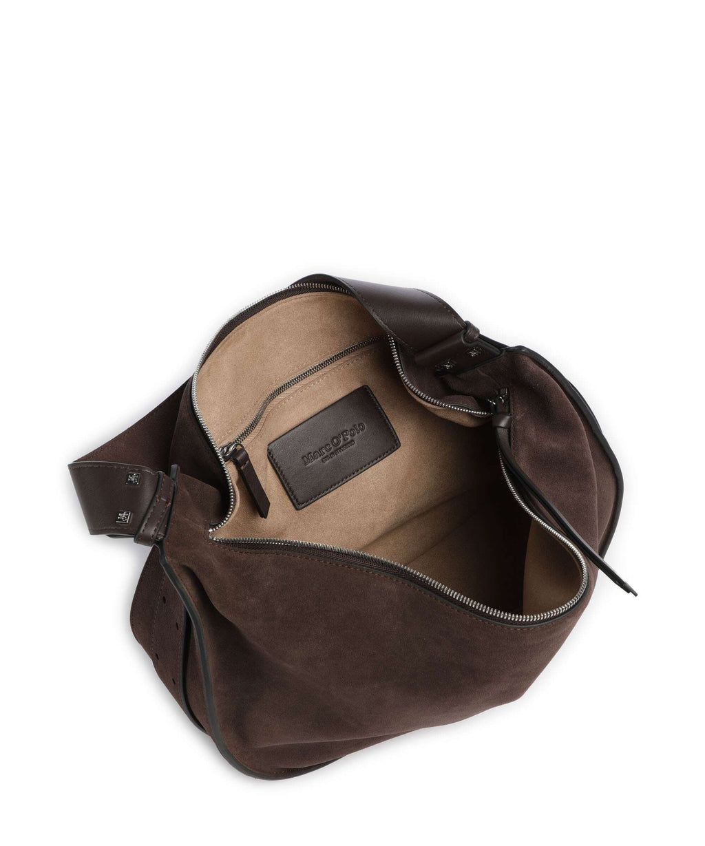 Marc O'Polo Aamu M Hobo bag shaded brown