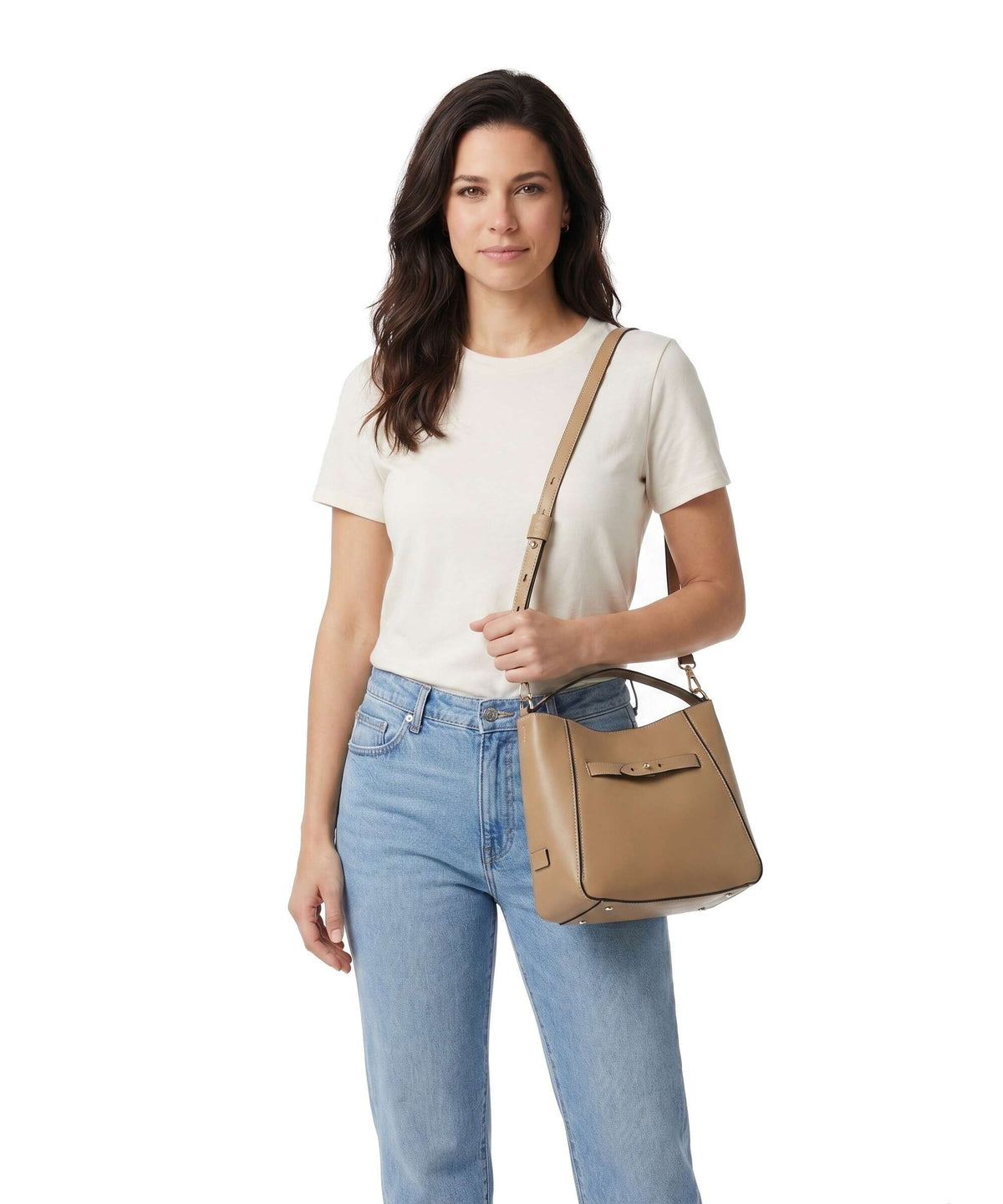 Marc O'Polo Tilda M Crossbody bag warm taupe