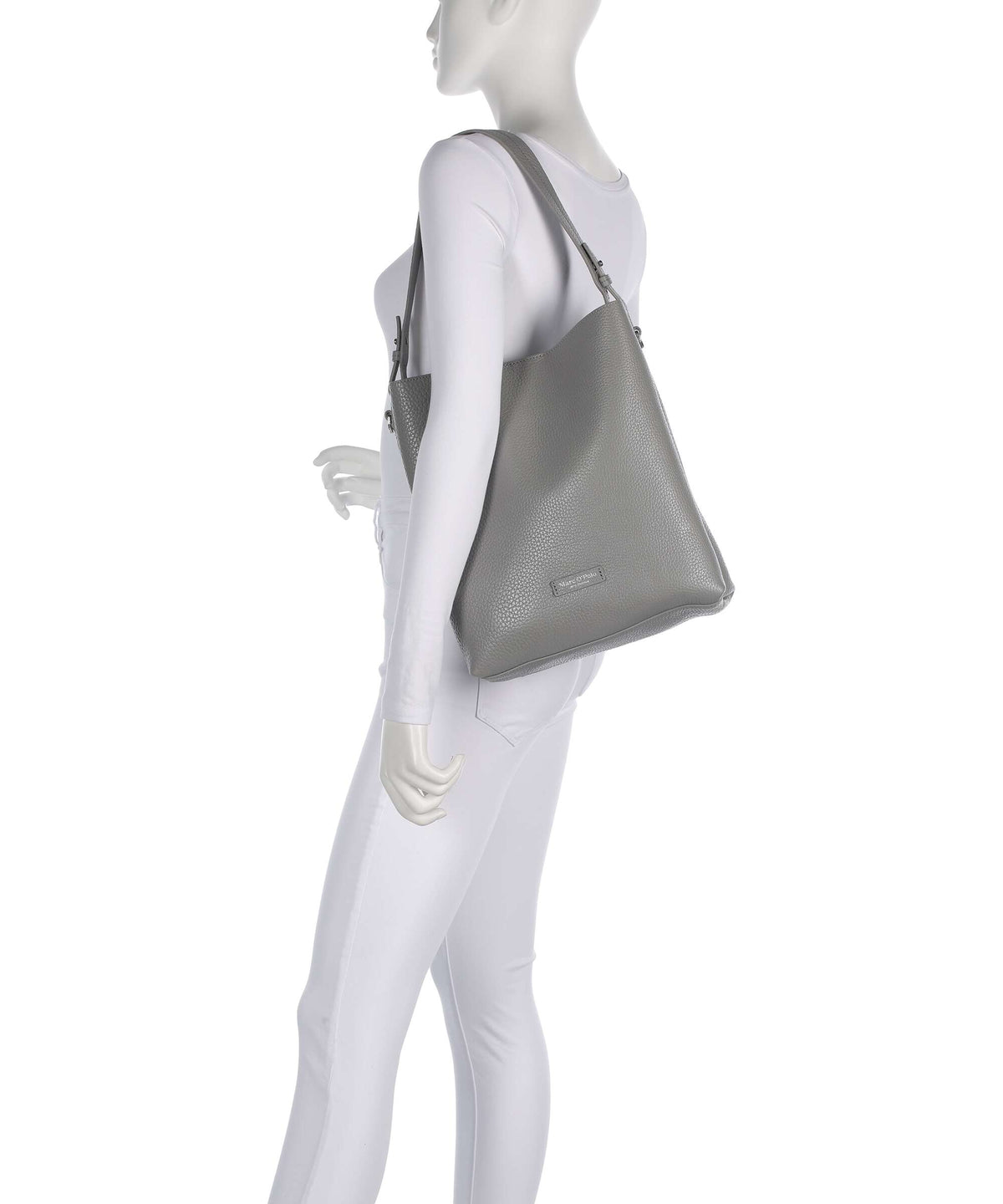 Marc O'Polo Brinja M Hobo bag basalt grey