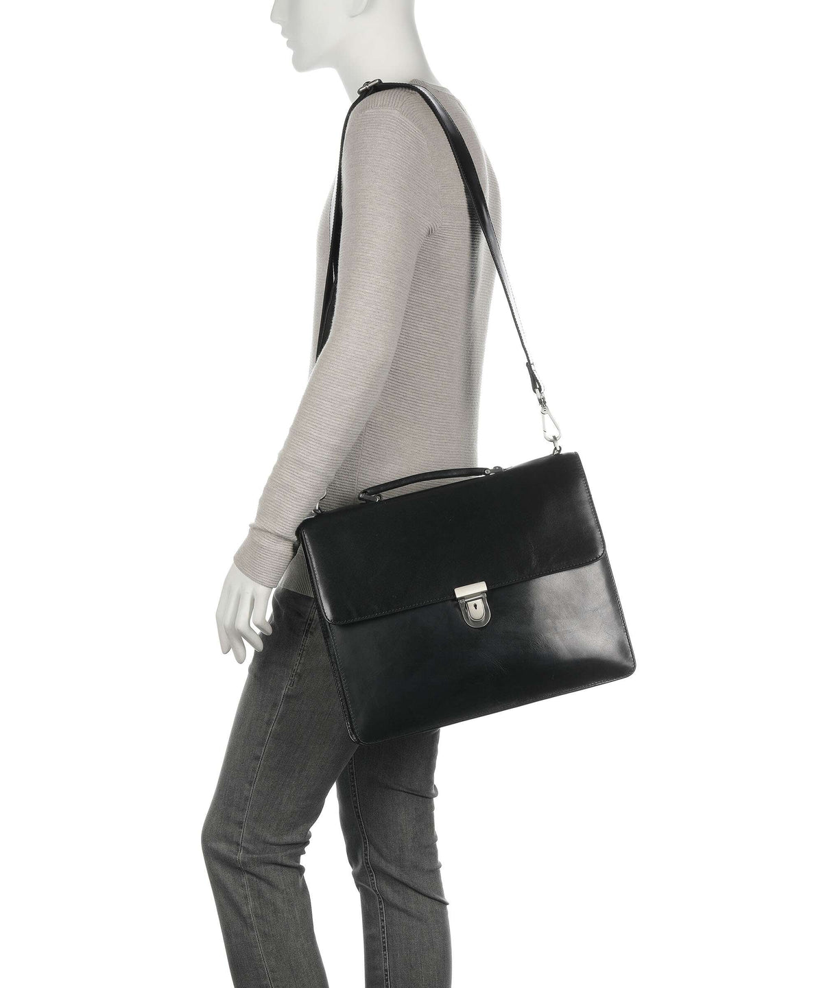 Leonhard Heyden Briefcase schwarz