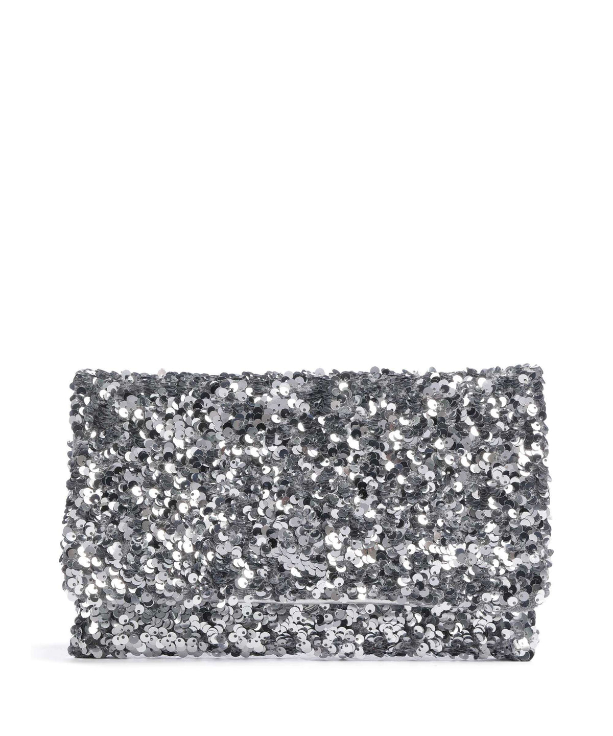 Abro Sequins Clutch bag silver