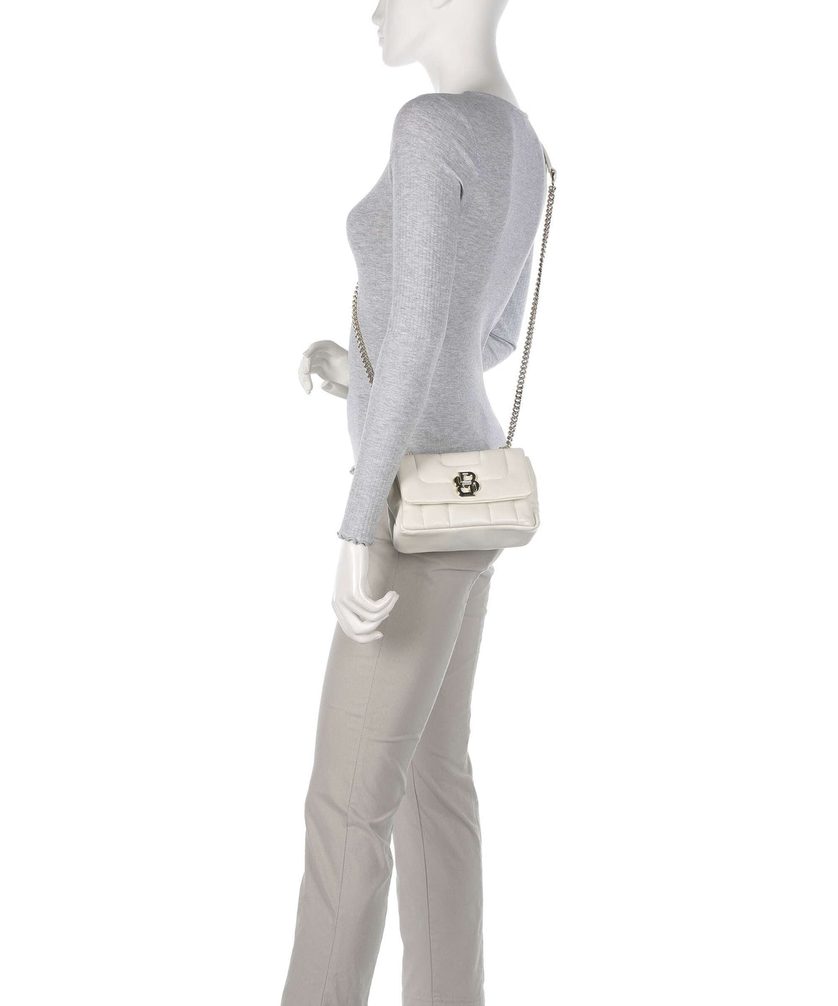 BOSS B Icon S Shoulder bag open white