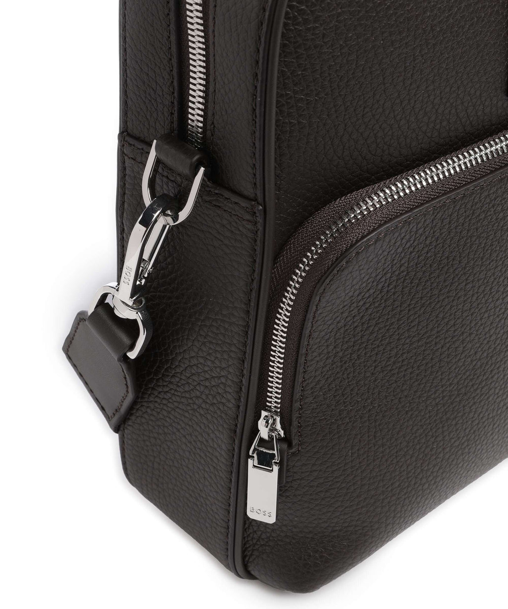 BOSS Crosstown Briefcase dark brown