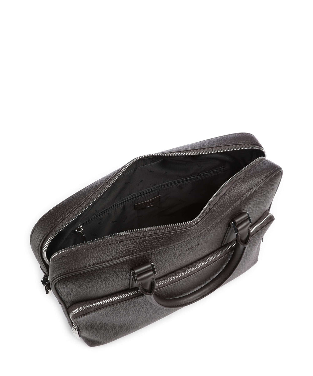 BOSS Crosstown Briefcase dark brown