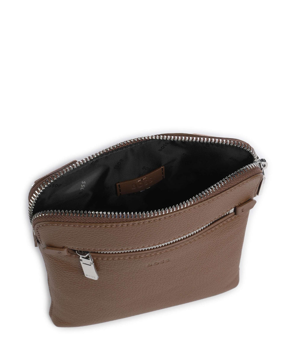 BOSS Crosstown Crossbody bag medium brown