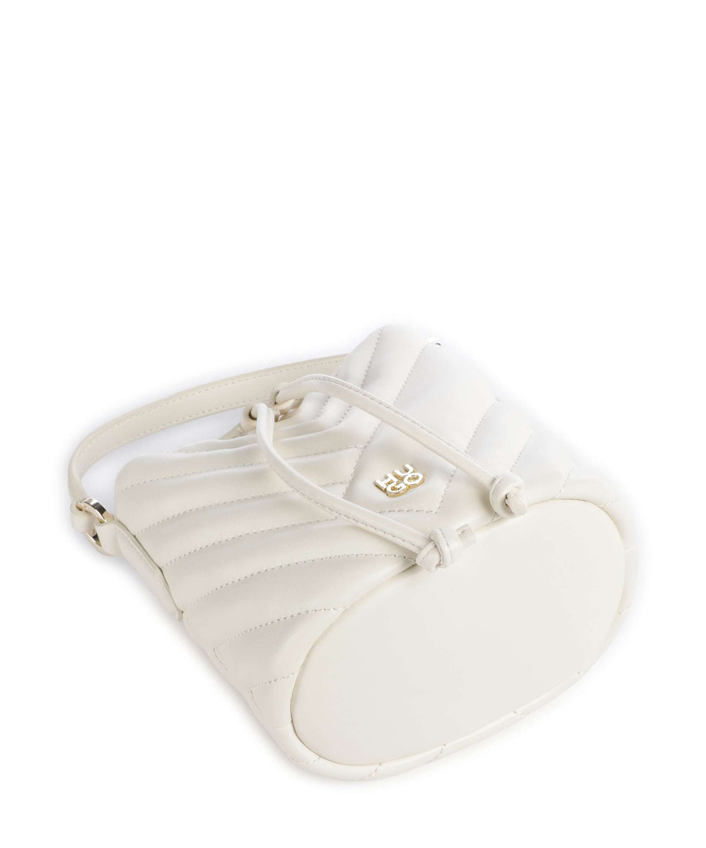 Hugo Chris 2.0 Bucket bag open white
