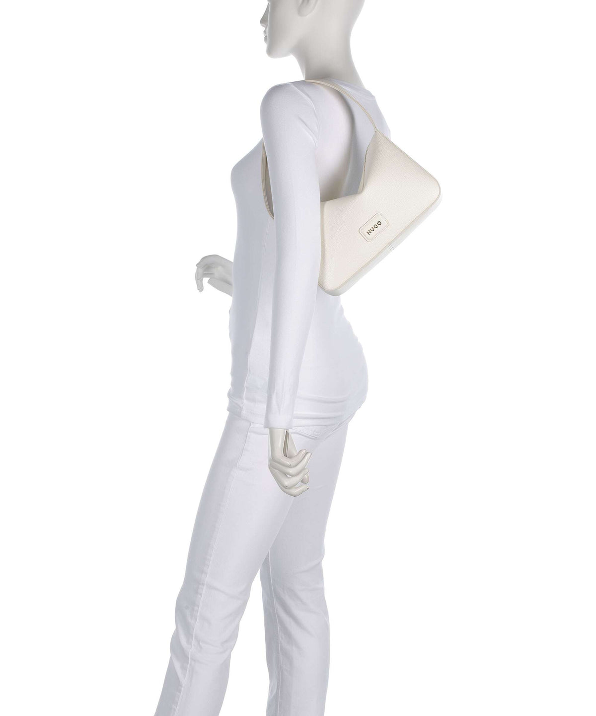 Hugo Orin Hobo bag open white
