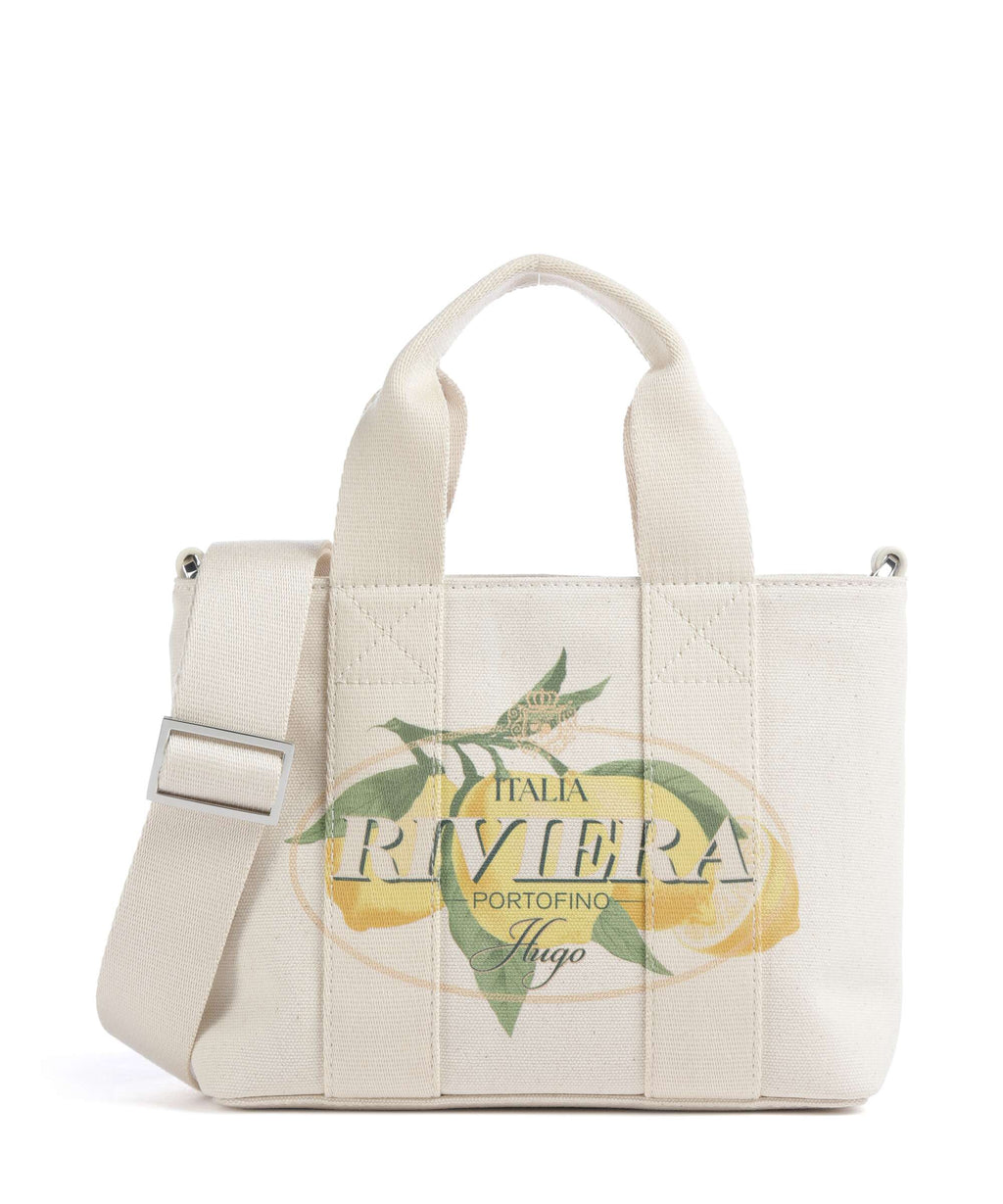 Hugo Becky Mini Handbag open white